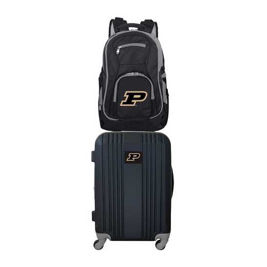 CLPUL108: NCAA Purdue Boilermakers 2 PC ST Luggage / Backpack
